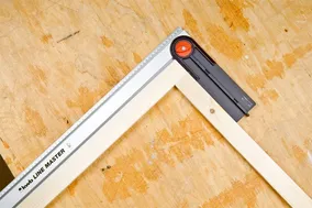 Guia /tope De Angulos Para Regla Line Master Kwb Germany