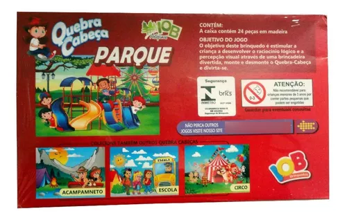 Jogo Pedagógico Quebra Cabeca Circo - compre diversos brinquedos