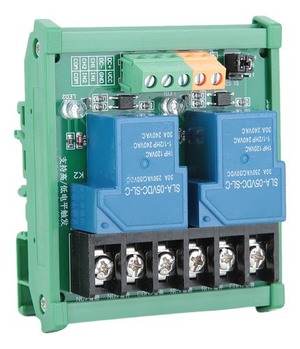 Módulo Temporizador De Relé, 2 Canales, 30 A, 5 V, Optoacopl