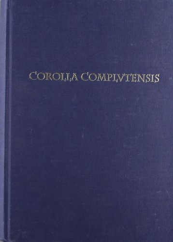 Corolla Complutensis In Memoriam Josephi S. Lasso De La&-.