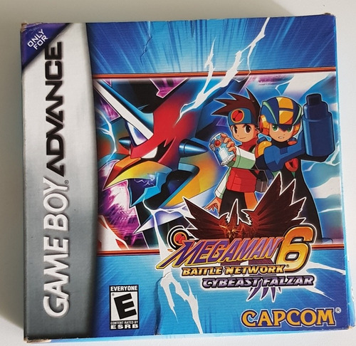 Megaman 6 Original Americana Fita Game Do Gba Completa (Usado)
