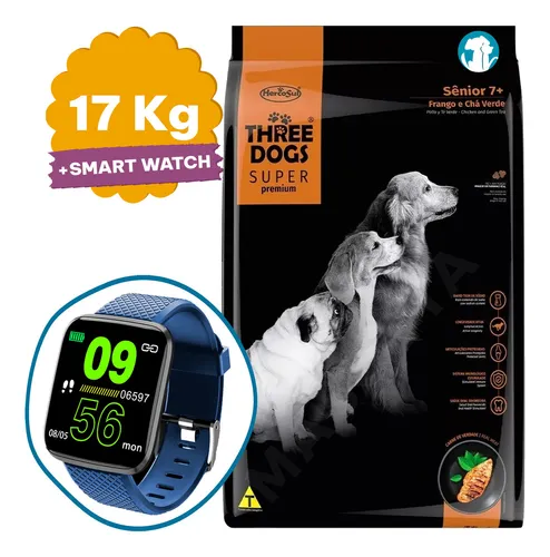 Three Dogs Super Premium Senior 15+2kg