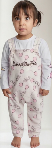Conjunto Overol Playera Niñas Disney Winnie The Pooh 1157678 Rosa 1 Año
