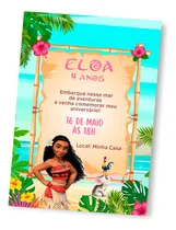 Comprar Convite Aniversário Digital Virtual Moana Mod01