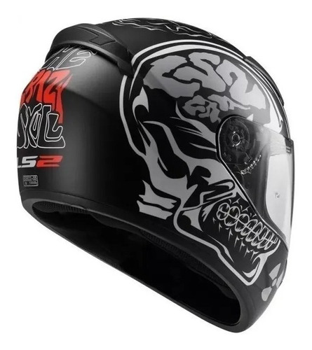 Imagen 3 de 6 de Casco Ls2 Rookie X Ray Ff352 Para Moto