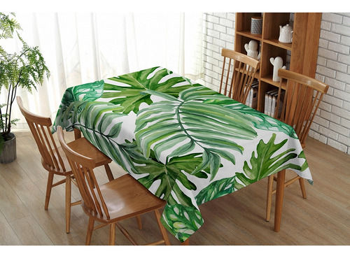 Imagen 3 de 10 de Hojas De Plantas Tropicales Mantel De Flores