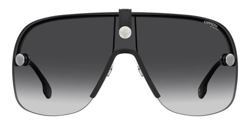 Imagen 2 de 3 de Anteojos de sol Carrera Epica II One size con marco de metal color paladio, lente gris botella de nailon degradada, varilla paladio de metal/injected - CA 203375
