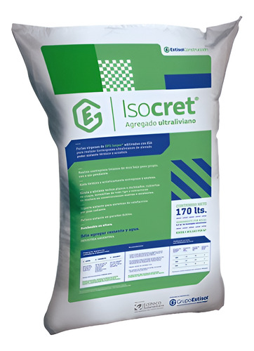 Bolsa De Isocret Contrapiso X 170 Lts. C/ Aditivo