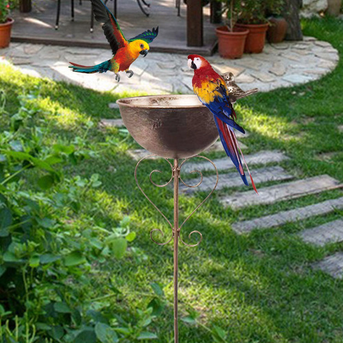 Wv Alimentador De Aves Baño De Aves Adornando Tazón Para