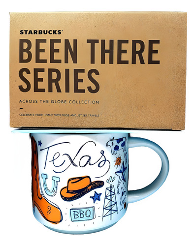 Taza Starbucks Mug Texas De 414ml Colección Usa