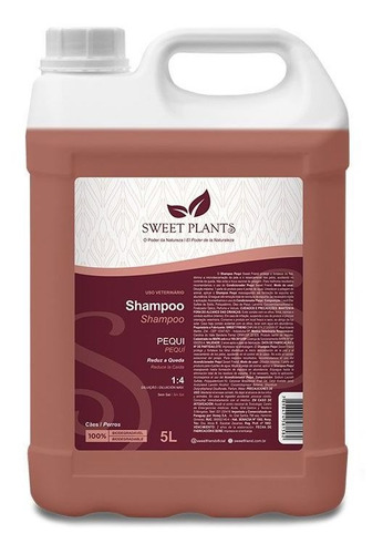 Shampoo Sweet Plants Pequi - Sweet Friend - Cães - 5 Litros