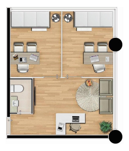 Imagem 9 de 10 de Sala Para Aluguel, 1 Vaga, Centro - Santo André/sp - 71955