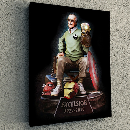 Cuadro De Pelicula Avengers Excelsior Stan Lee