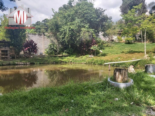 Chácara Rica Em Água Com 2 Lagos, Pomar, Pertinho Da Cidade, Casa Com 03 Dormitórios À Venda, 3335 M² Por R$ 450.000 - Pedra Bela/sp - Ch0074