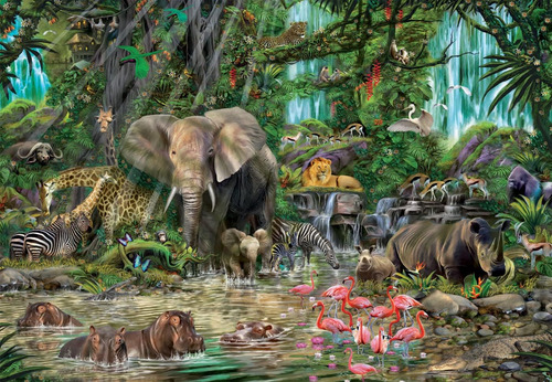 Educa African Jungle 2000 Piize Puzzle