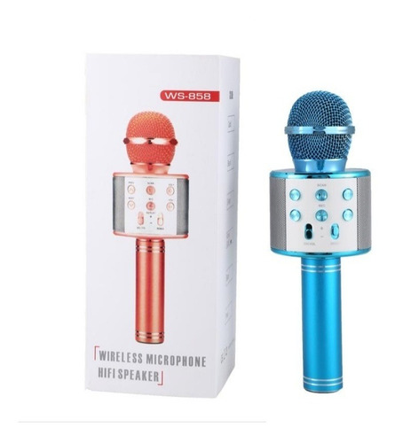 Microfono Parlante Reproduce Musica Por Bluetooth Karaoke.