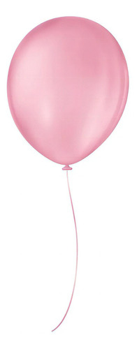 Balão De Festa Liso - 5  12cm - Rosa Tutti Frutti - 50 Un