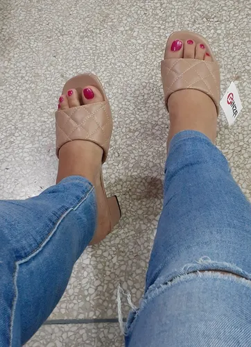 Sandalias flojos de dama sale