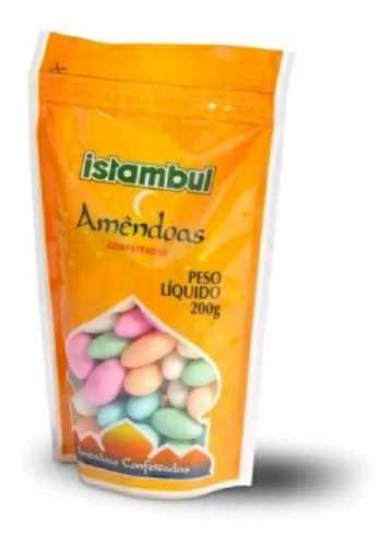 Amêndoas Confeitadas Sortidas Istambul 200g