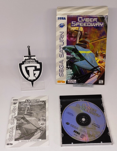 Cyber Speedway - Sega Saturn - Tec Toy 