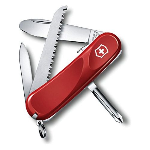 Swiss Army Junior 9 Pocket Knife, Red, 85mm