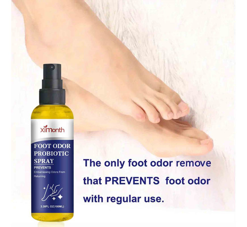 Spray Probiótico Odor And Sweat Feet Fast Acting Shoe Sock D