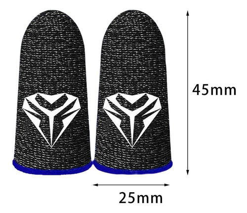 1 Par De Guantes De Pulgar A Prueba De Sudor Sin Azul.