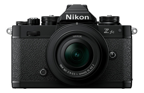 Imagen 1 de 10 de  Nikon Kit Z fc + lente DX 16-50mm f/3.5-6.3 VR sin espejo color  negro 