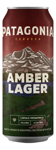Cerveza Patagonia Amber Lager Lata 473ml X24