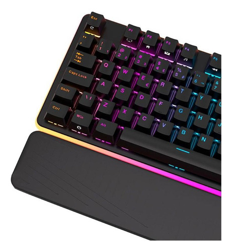 Teclado Mecanico Gamer Royal Kludge Rk918 Rgb Abnt2 S Red Bk