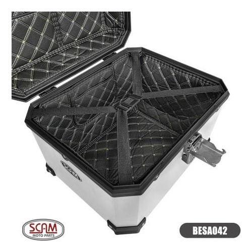 Bau Plastico Scam Besa042 Litros + Forro + Encosto + Base