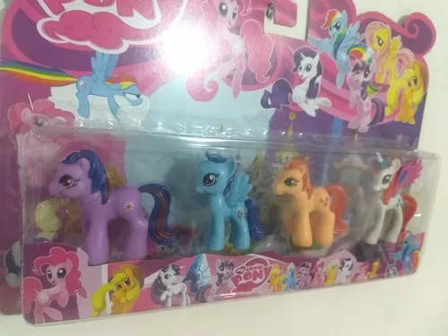 Kit Little Pony Cavalinho Para Menina Colorido Brinquedo no Shoptime