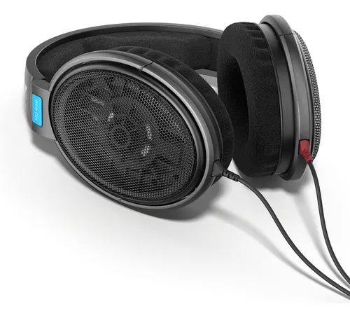 Fone de ouvido ovear ear Sennheiser HD 6X HD 600 preto MercadoLivre