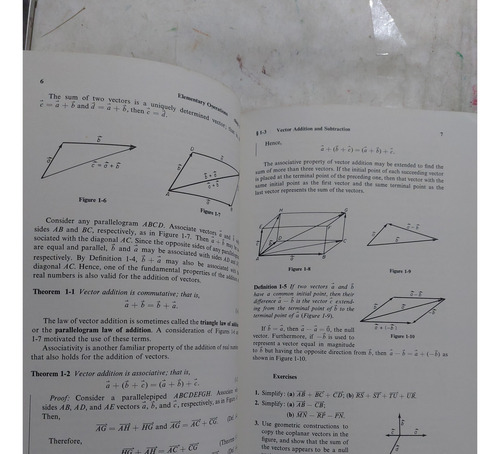Libro Vectores Y Sus Aplicaciones Anthony Pettofrezzo (Usado)