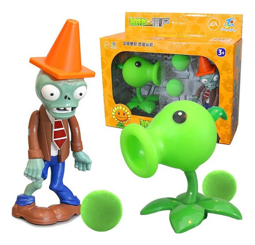 Plants Vs. Zombies Juguete Infantil De Plástico Blando