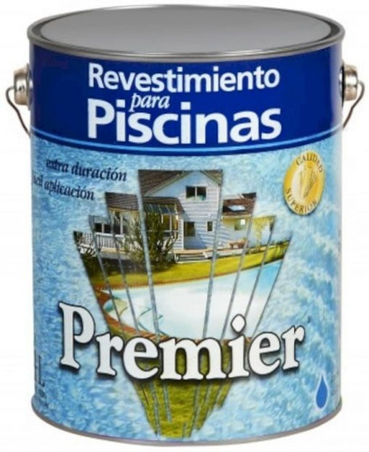 Pintura Para Piletas Revestimiento Base Acuosa Premier 4 Lts