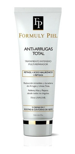 Formuly Piel Crema Anti Arrugas Total Rostro Y Ojos 50gr