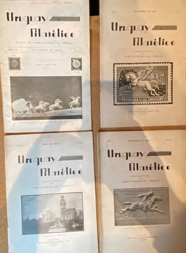 Uruguay Filatélico, Revista, Década 50, 300 Cada Una, Rba