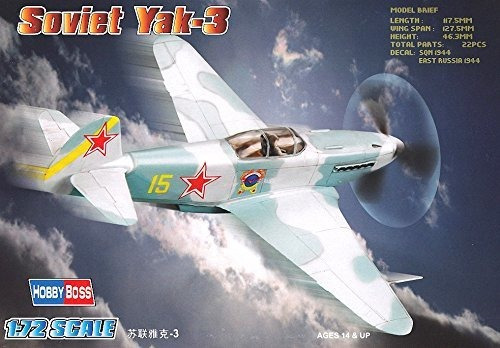 Hobby Boss Sovietica Yak-3 avion Modelo Building Kit