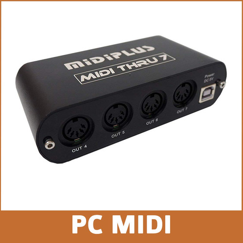 Imagen 7 de 10 de Midiplus Midi Thru 7 Interfaz Midi Usb 1 Midi In 7 Midi Out