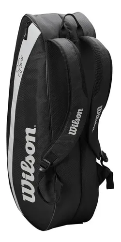 Raquetero Wilson Federer Team X6 Raquetas En Slice Deportes