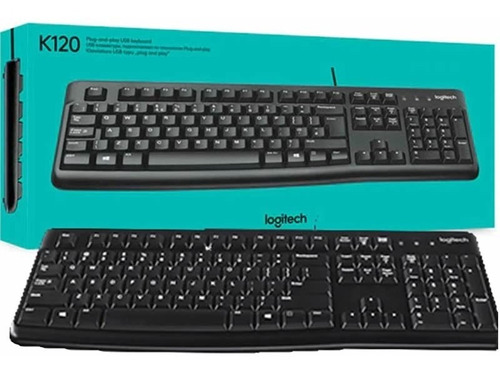 Teclado Logitech K120 Conenctor Usb