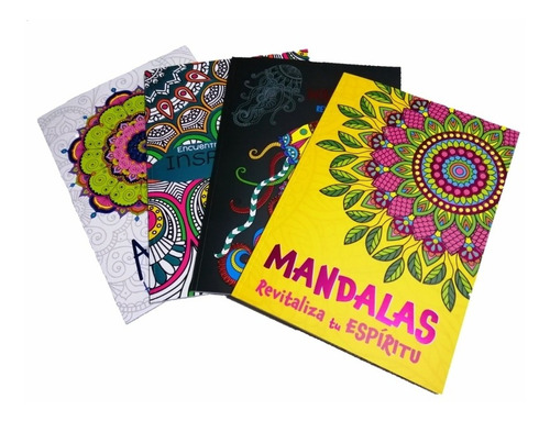 4 Libros Mandalas Excelente Calidad Inspirate