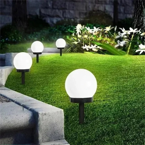 Luz Solar Para Jardín, Villa, Jardín, Enchufe De Tierra, 6 U