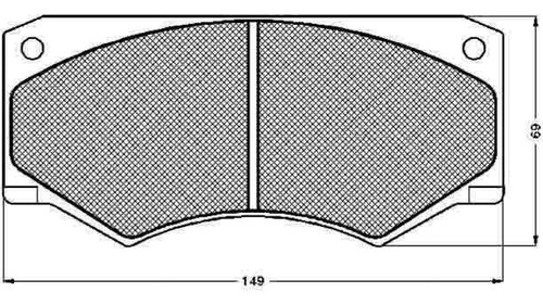 Pastilla De Freno Maq.vial - Agricola - Industrial Caliper P