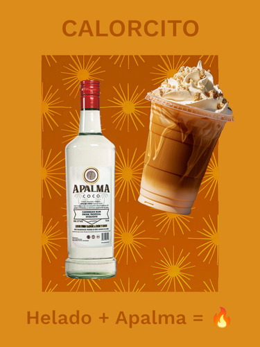 Ron Caribbean Rum Coconut Apalma Coco X 2 Botellas Premium