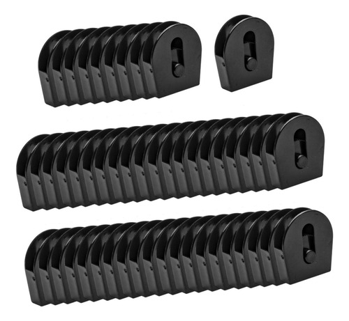 50x Bungee E Collar Cierras Ajustes Correa Medio