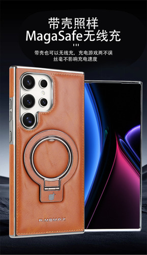 Funda Teléfono For Samsung 24ultra Soporte Cuero Funda