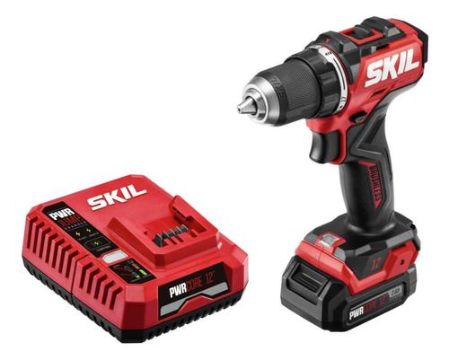 Kit Taladro Compacto 12 V 1/2 Pulgadas Sin Escobillas Con Lu