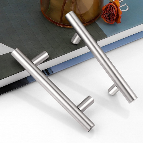 Manija Jaladera Tirador Barra Acero Inoxidable Cajón 156mm 20 Piezas Sauda Go